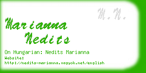 marianna nedits business card